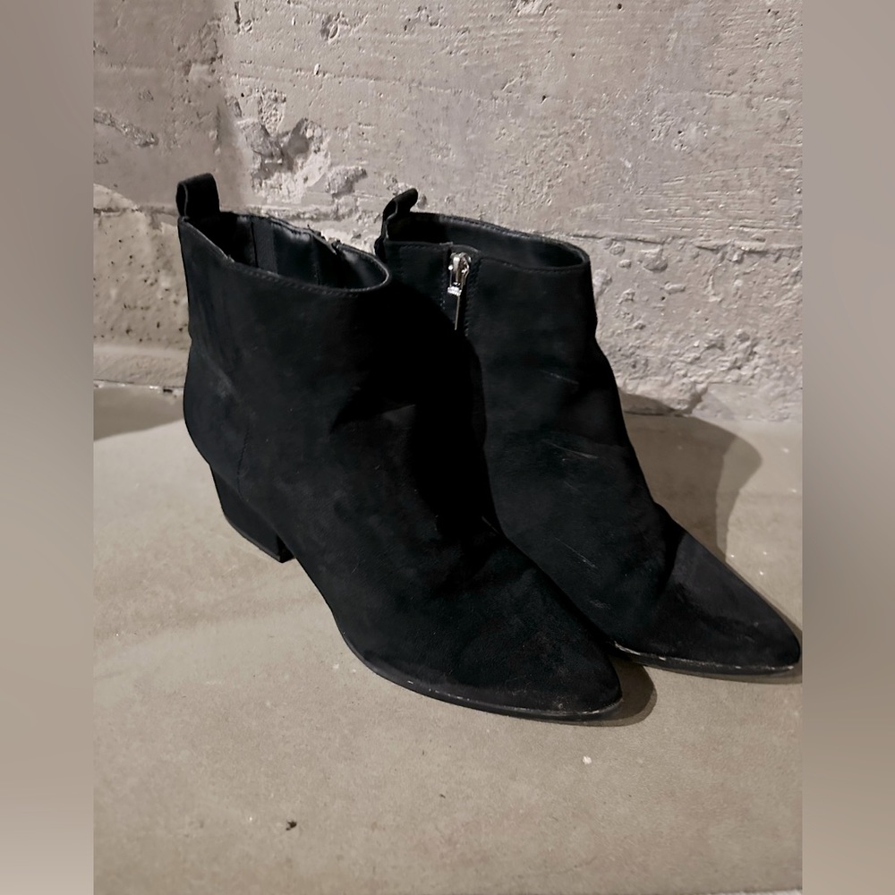 suede booties